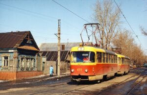 Ульяновск, 1 трамвай на верхнеполевой