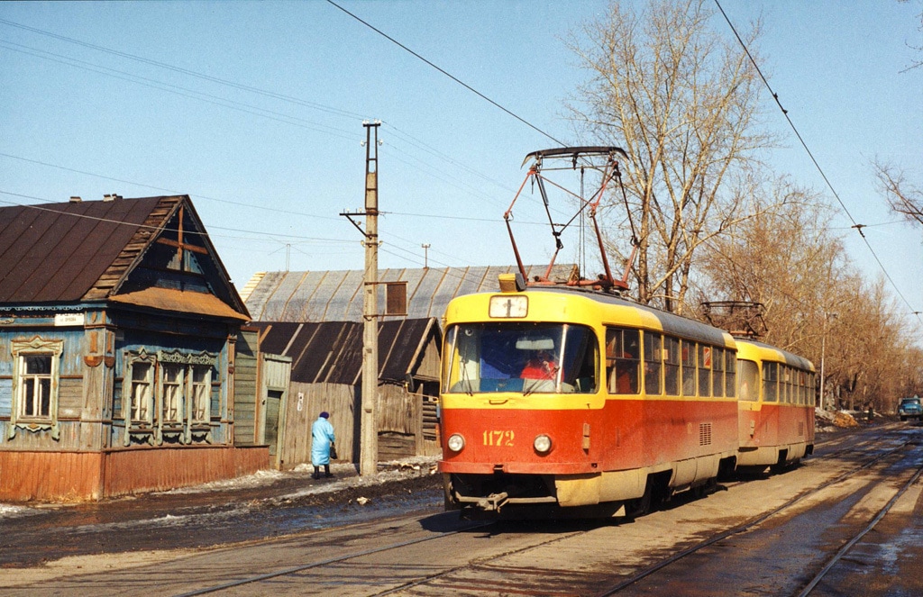 Ульяновск, 1 трамвай на верхнеполевой