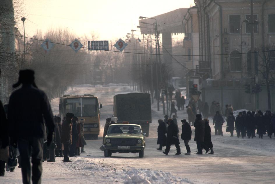 Ульяновск, карла маркса зимой