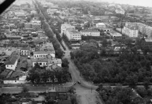 Ульяновск, льва толстого аэрофотосъемка 60е
