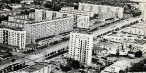 Ульяновск, Застройка улицы Минаева