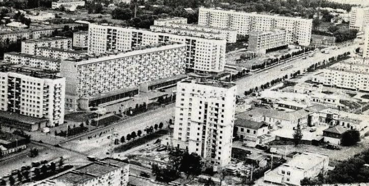 Ульяновск, Застройка улицы Минаева