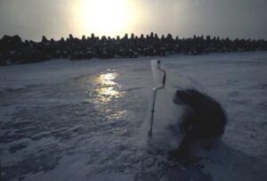 Ульяновск, рабык на зимней волге