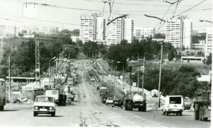 Ульяновск, вид на мост через свиягу 1997