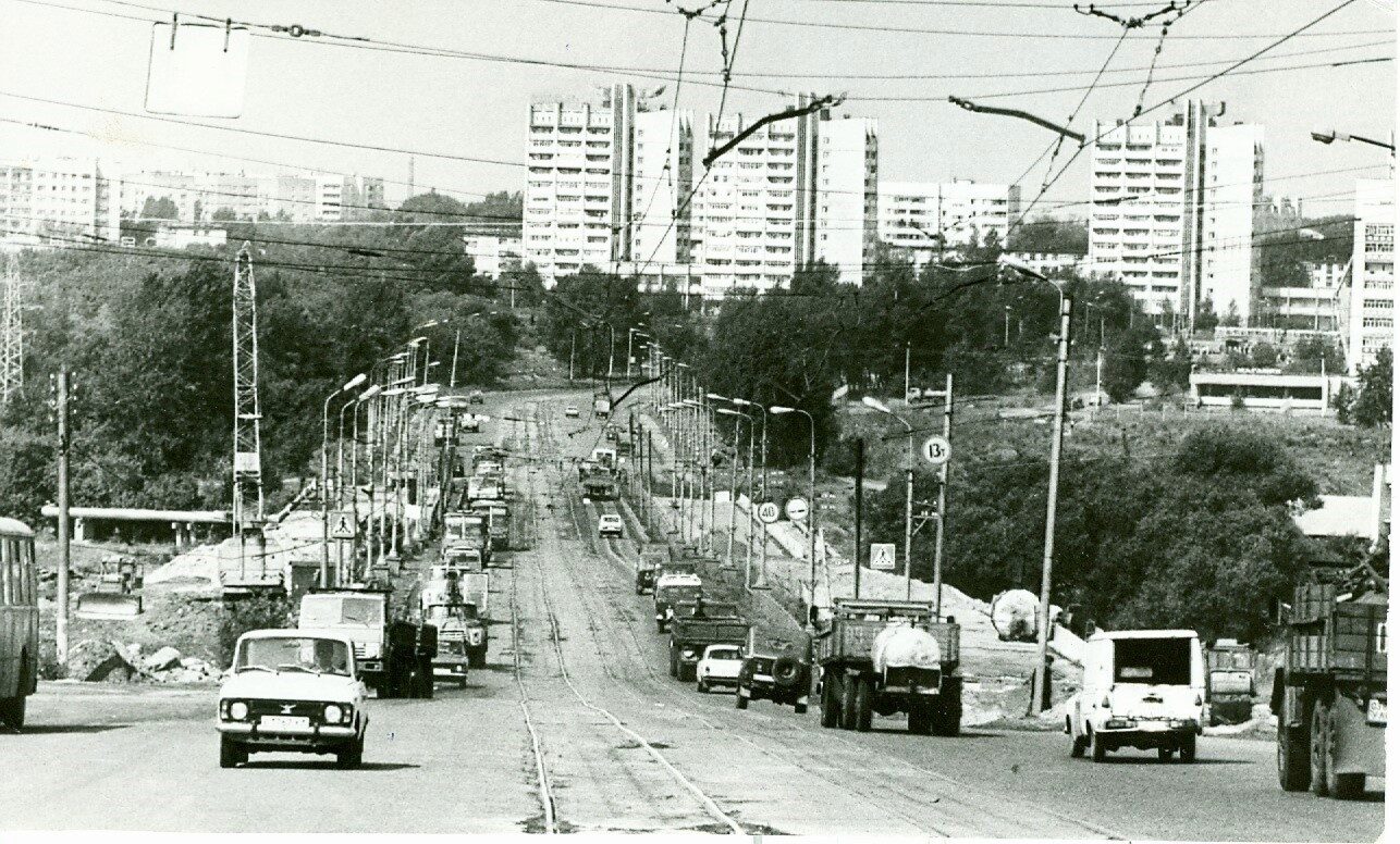 Ульяновск, вид на мост через свиягу 1997