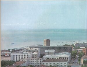 Ульяновск, вид на речпорт с венца