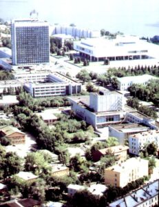 Ульяновск, Вид на центр Ульяновска сверху
